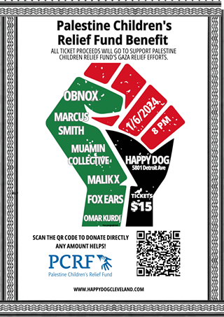 Image: Palestine Children's Relief Fund Benefit Concert with Obnox/Marcus Smith/Malik X/Muamin Collective/Fox Ears/Omar Kurdi