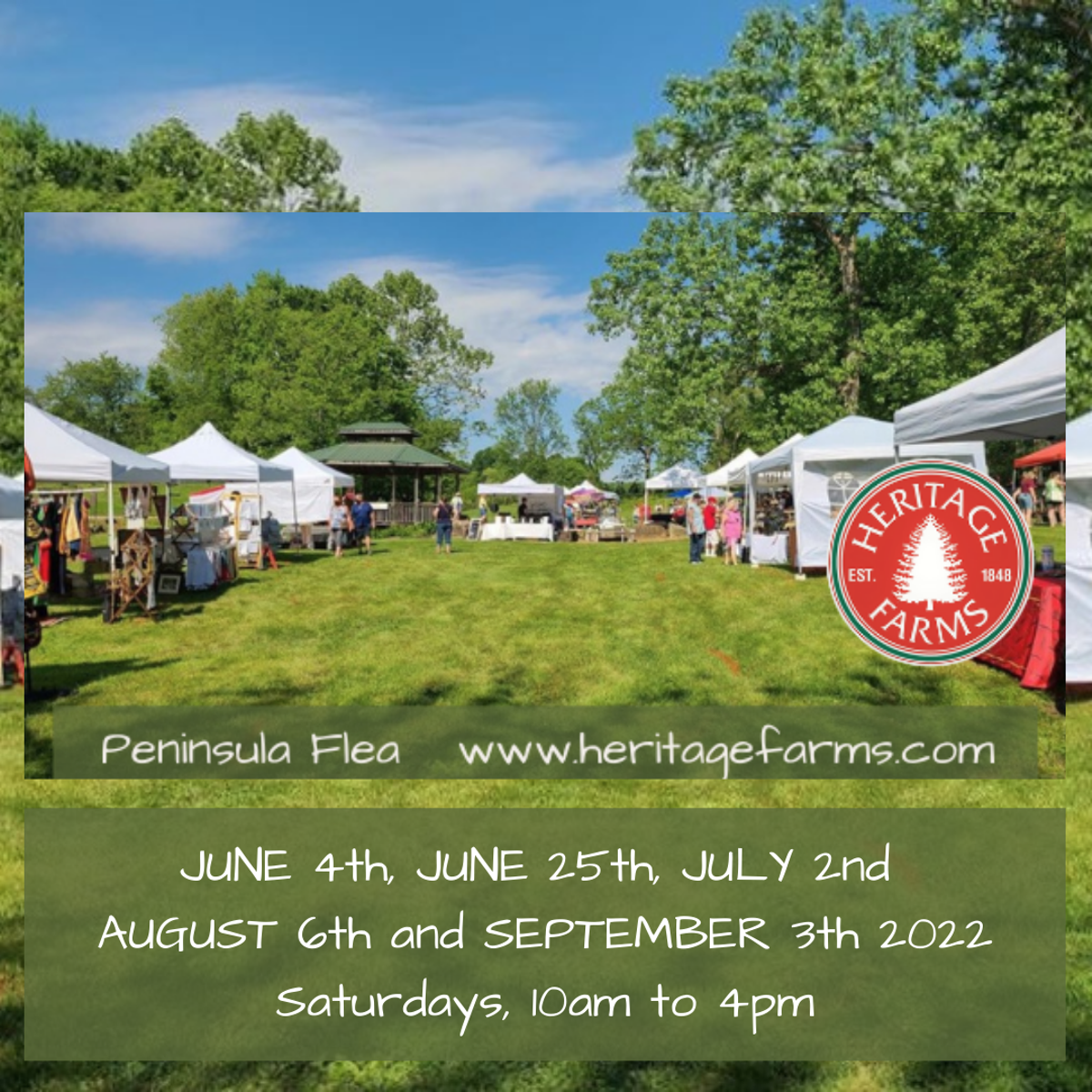 Peninsula Flea at Heritage Farms 2022
