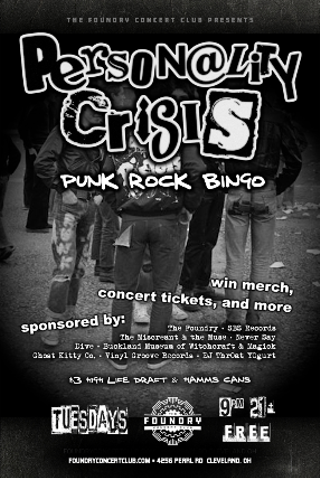 Image: PERSONALITY CRISIS AKA CLE PUNK NIGHT