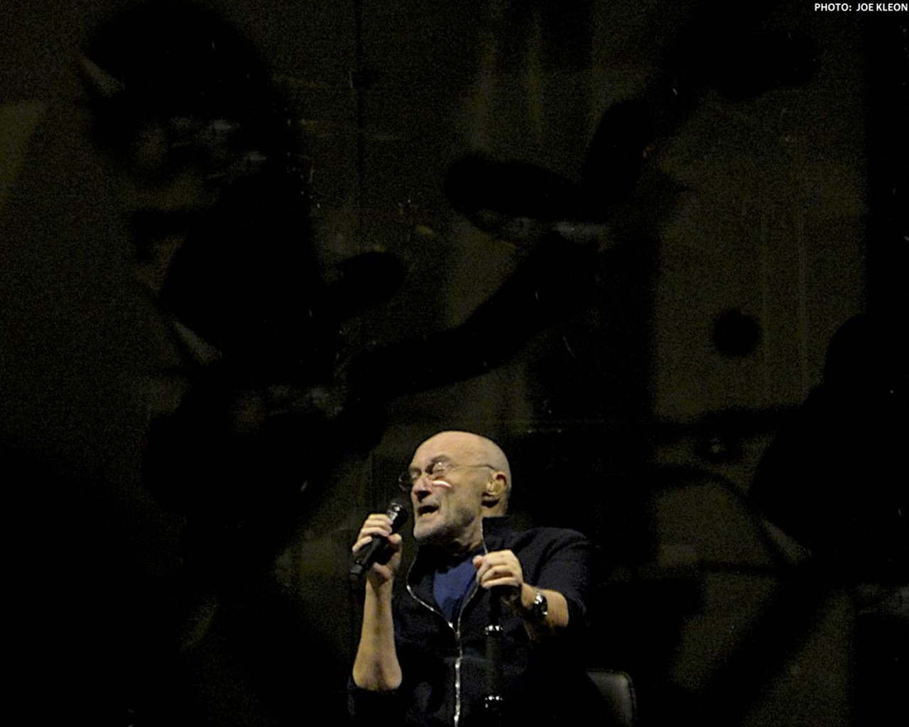 Phil Collins Performing at the Q