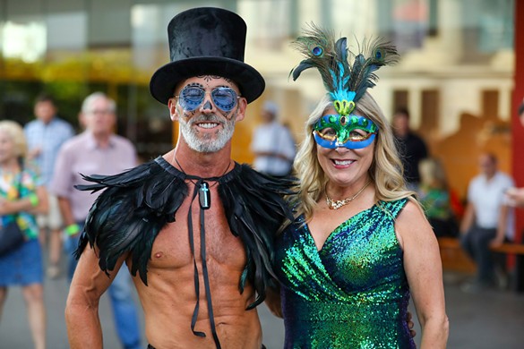 Photo from the Cleveland Museum of Art's MIX at CMA: Bourbon Street Parade