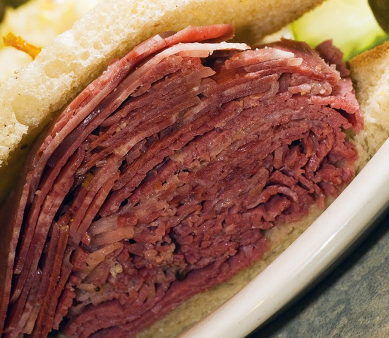 Corned Beef
What: The sandwich stacked high on rye with mustard
Why: Nothing fuels a debate in Cleveland faster than asking which shop serves the best version of this Jewish soul food
Where: Slyman's has long been the home of Cleveland's best-loved corned beef, but Jack's Deli, Corky & Lenny's and Mr. Brisket ain't chopped liver either