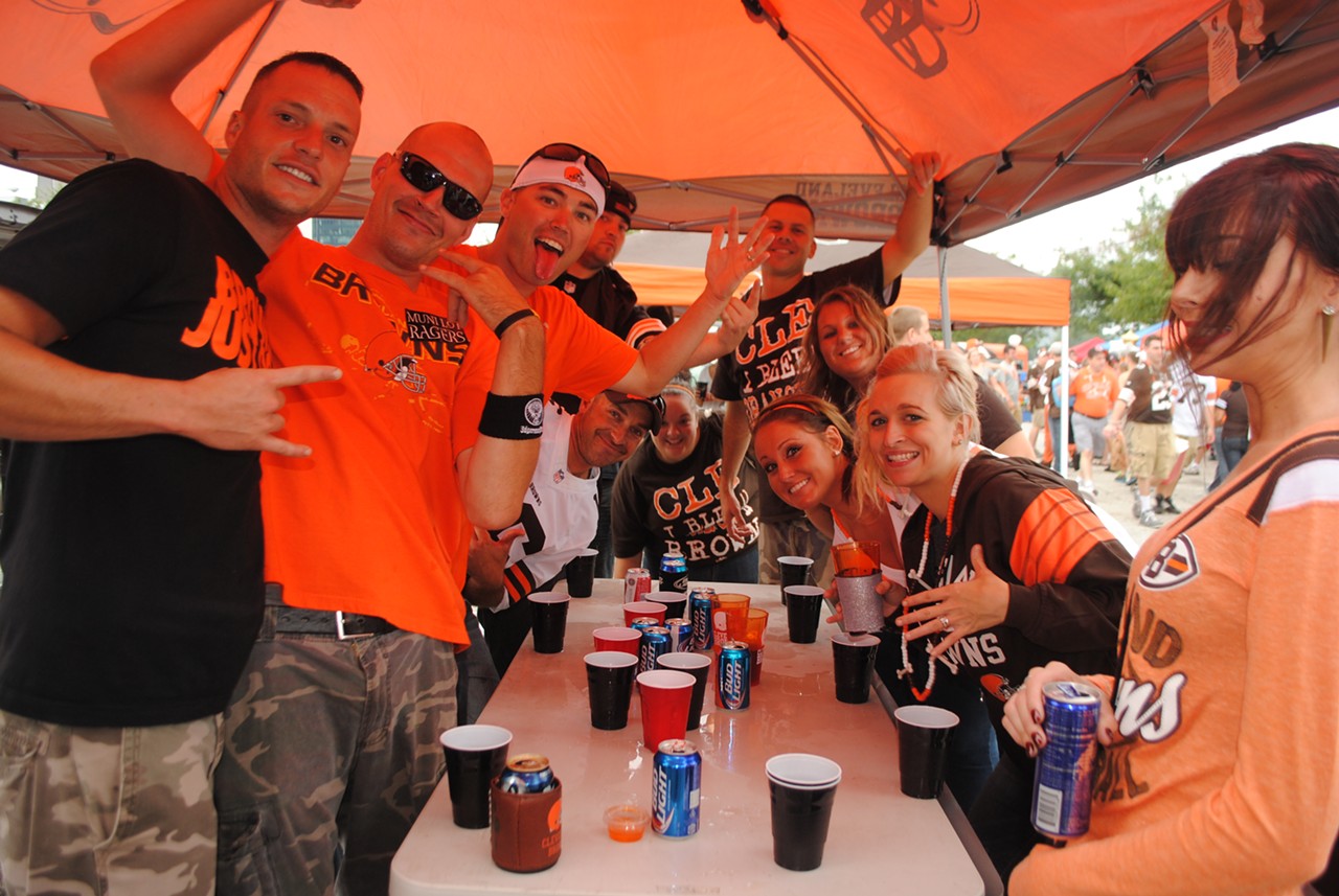 PHOTOS: Cleveland Browns Fans Tailgate the Home Season Opener at