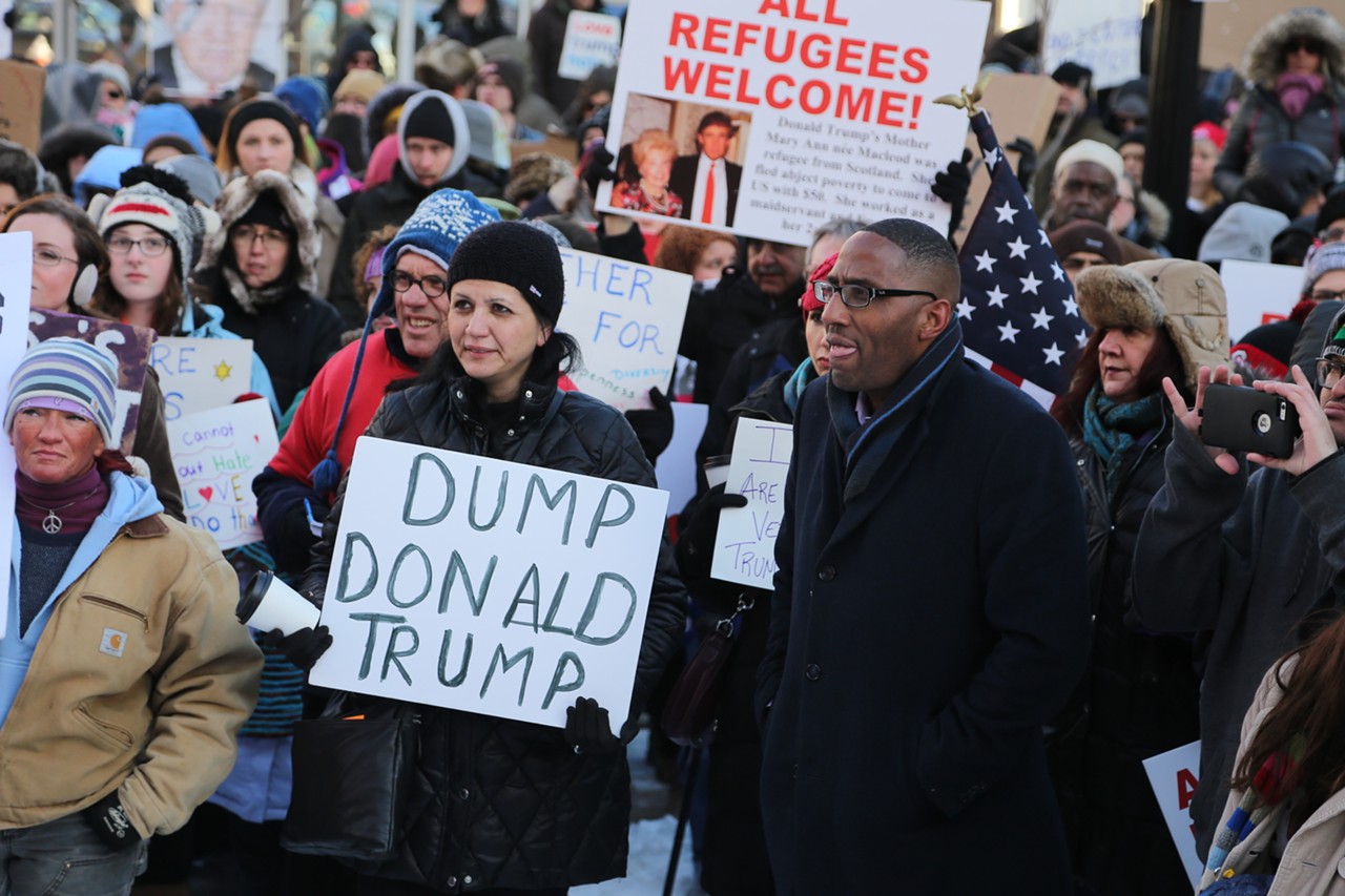 Photos: Cleveland Marches Against Donald Trump's Immigration Orders