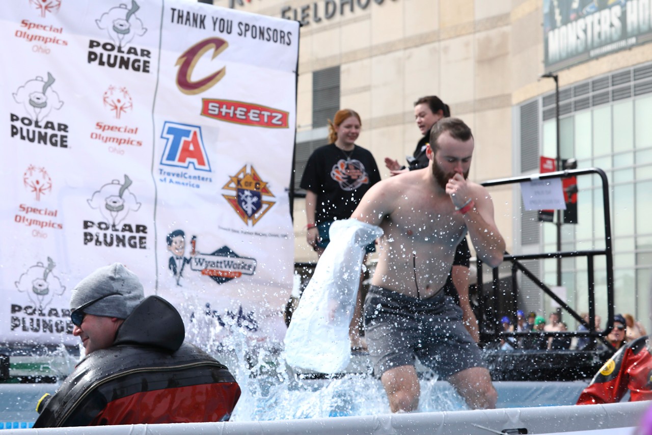 Photos: Clevelanders Braved Frigid Temperatures at the 2023 Polar Plunge to Raise Funds for Special Olympics Ohio