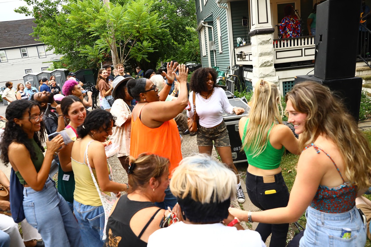 Photos Despite Rain Concerns, Larchmere Porchfest Rocked On Without