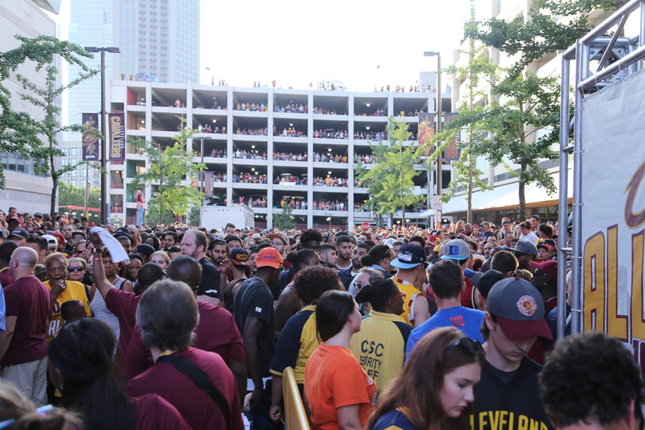 Photos: Fans Watch at The Q as Cavs Win NBA Championship