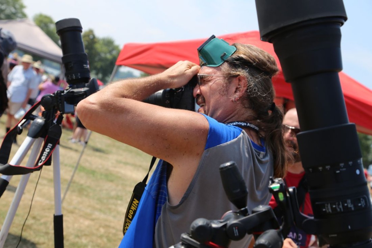 Photos from Edgewater Park's Solar Eclipse Viewing Party