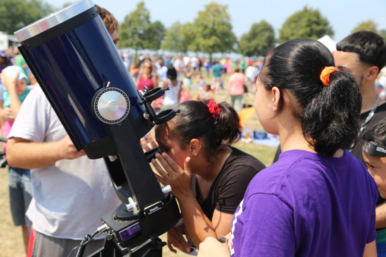 Photos from Edgewater Park's Solar Eclipse Viewing Party