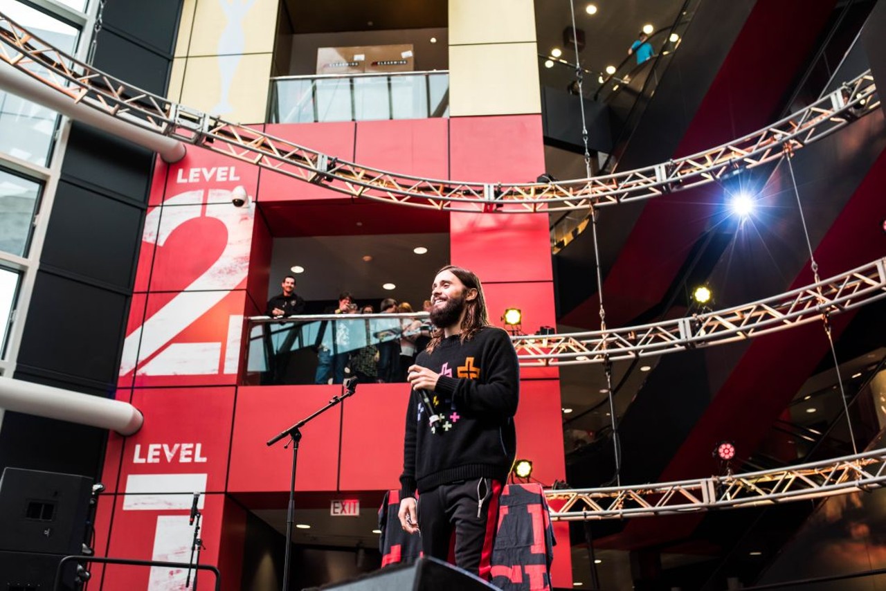 Photos From Jared Leto's Appearance at the Rock Hall