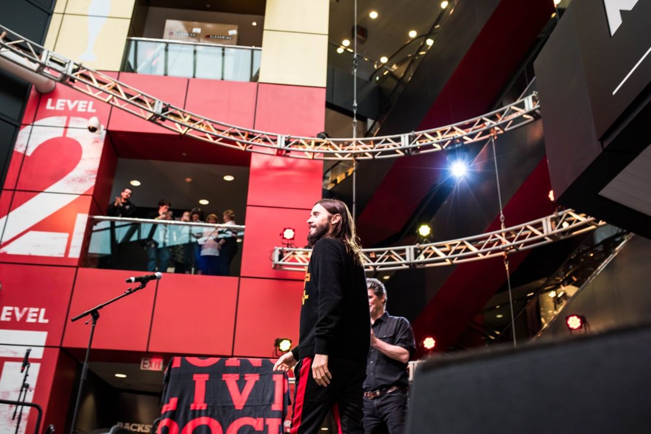 Photos From Jared Leto's Appearance at the Rock Hall