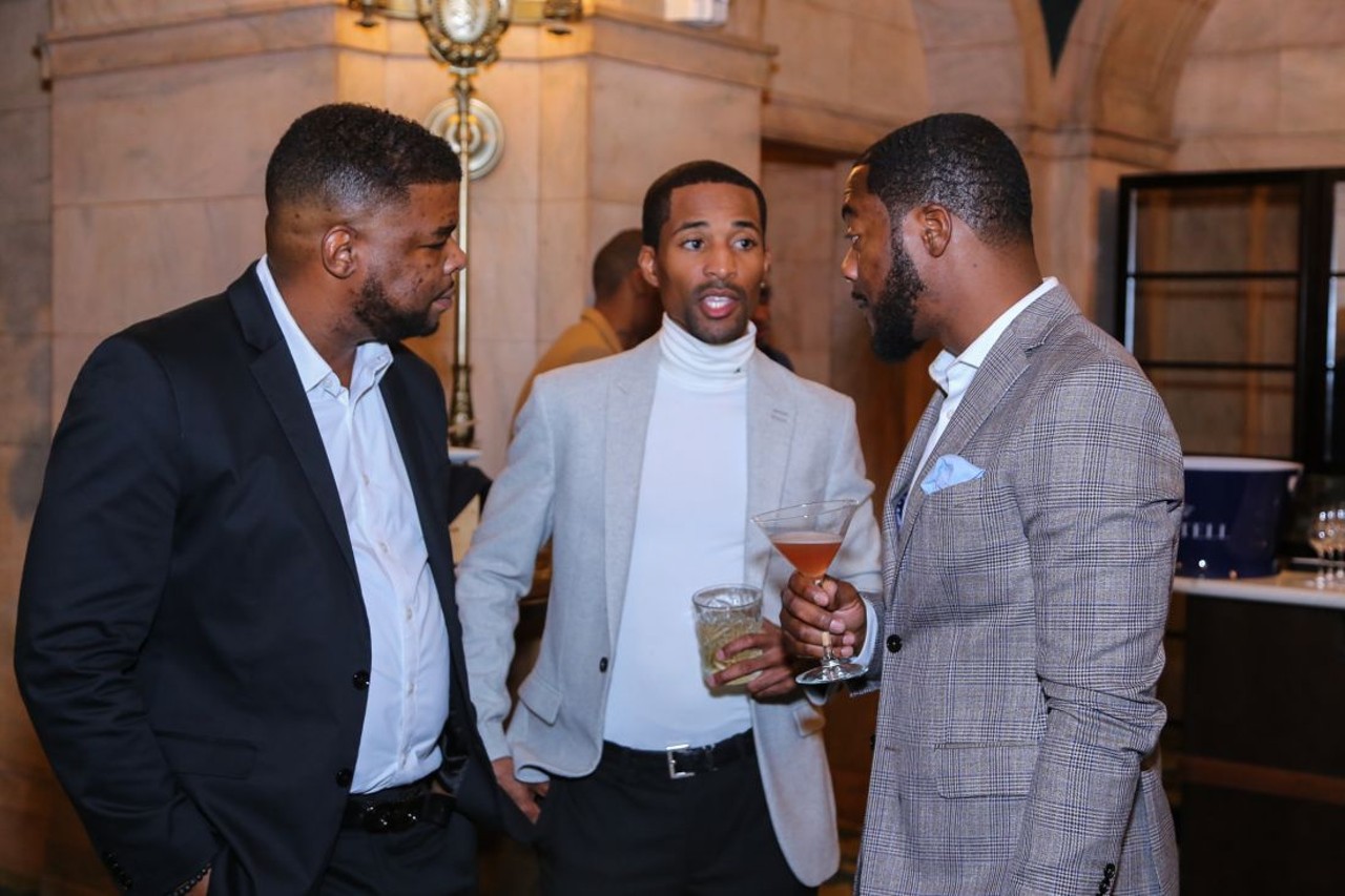 Photos From Martell's Thanksgiving Dinner With Friends at Marble Room