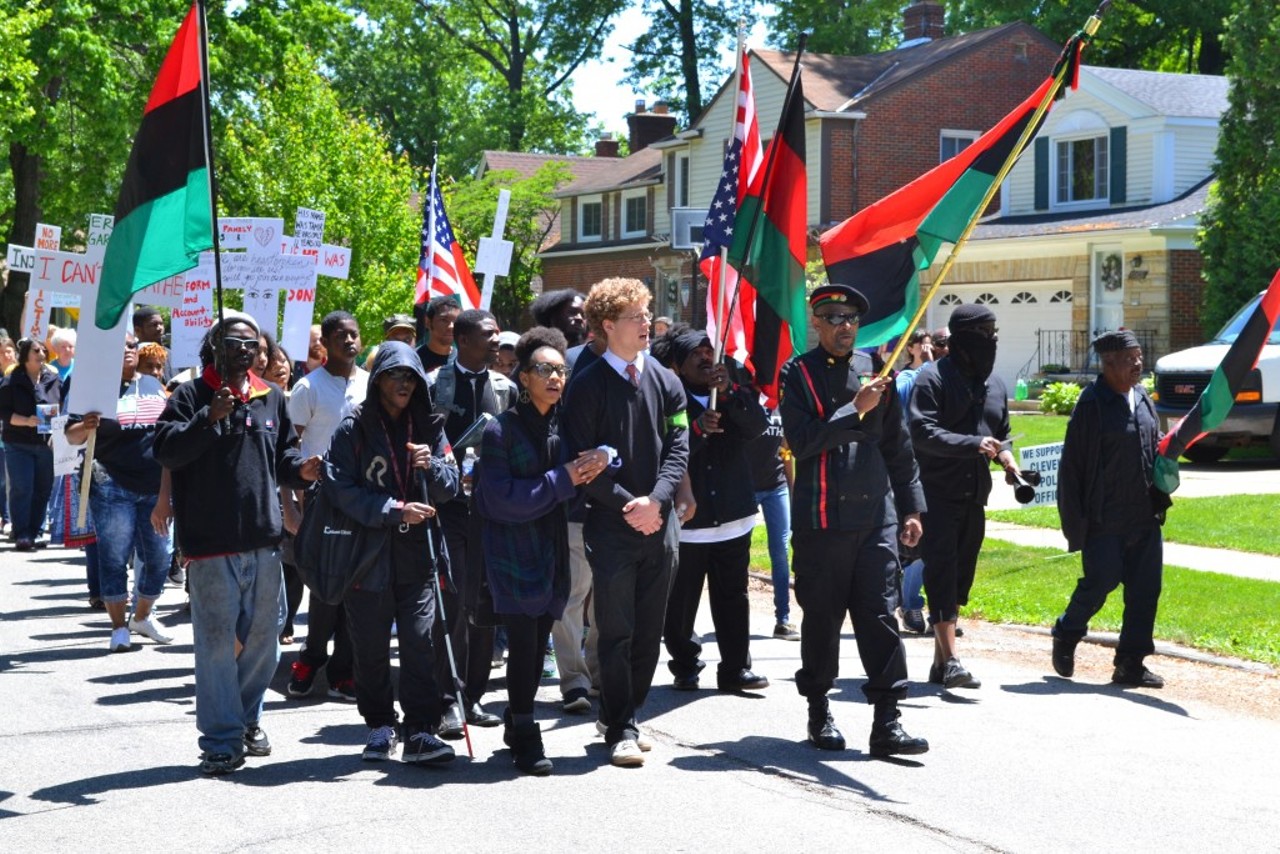 Photos from Saturday's Tamir Rice March in West Park