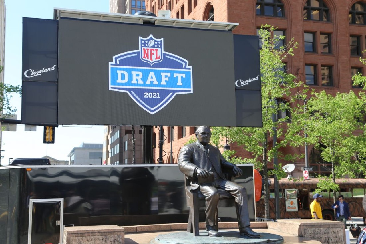 Photos From the 2021 NFL Draft Tailgate in Downtown Cleveland