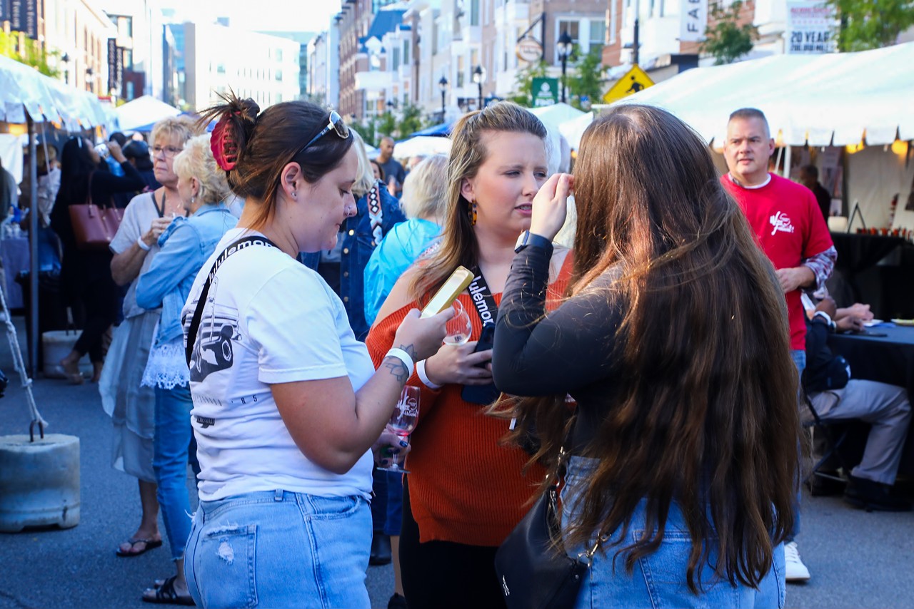 Photos From the 2023 Crocker Park Wine Festival Cleveland Cleveland