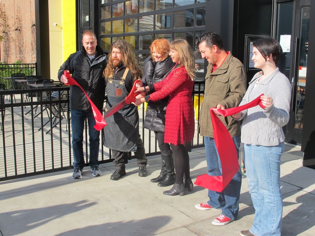 Photos from the Ribbon Cutting Ceremony at the New Noodlecat in Westlake