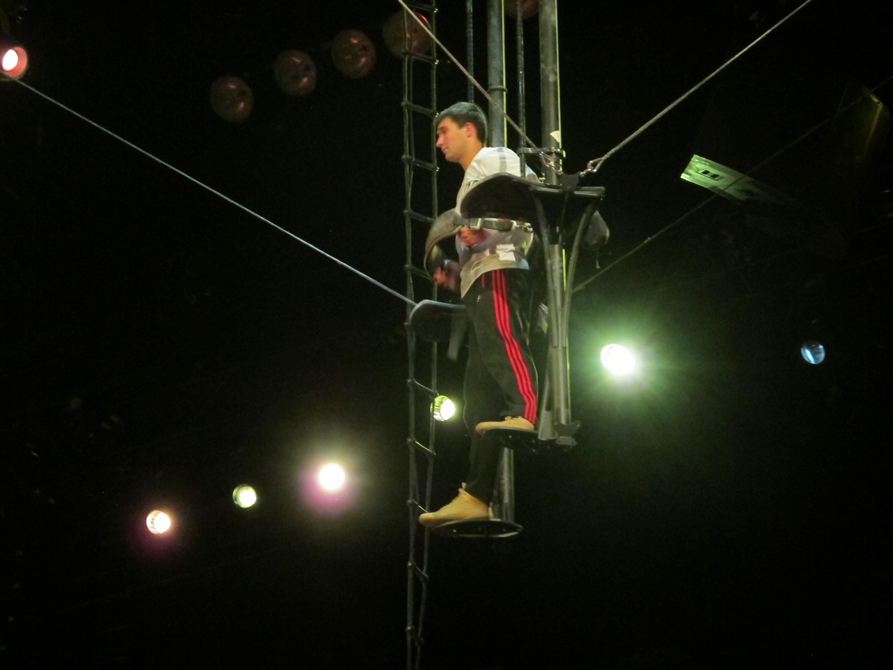 Photos of Cirque du Soleil Rehearsals at Wolstein Center