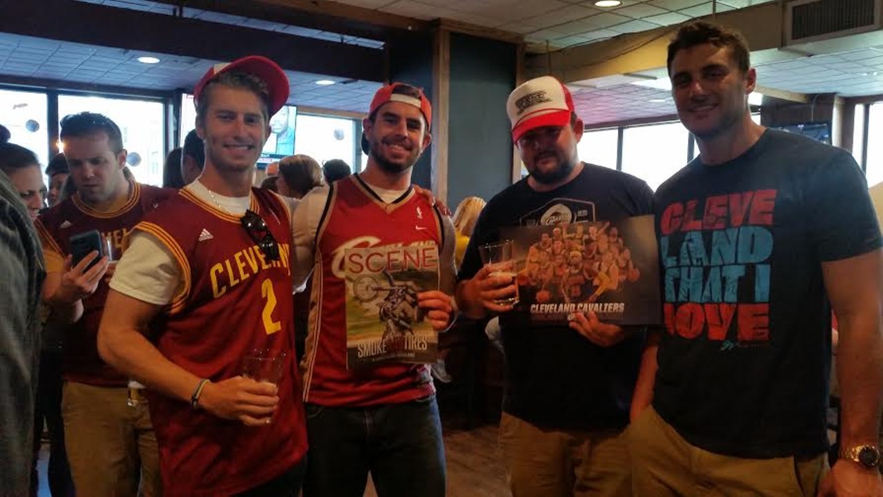 Photos of the Scene Events Team at Cavs vs. Bulls Game 2 in Downtown Cleveland
