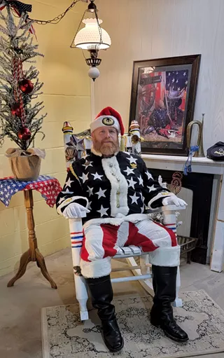 Patriotic Santa