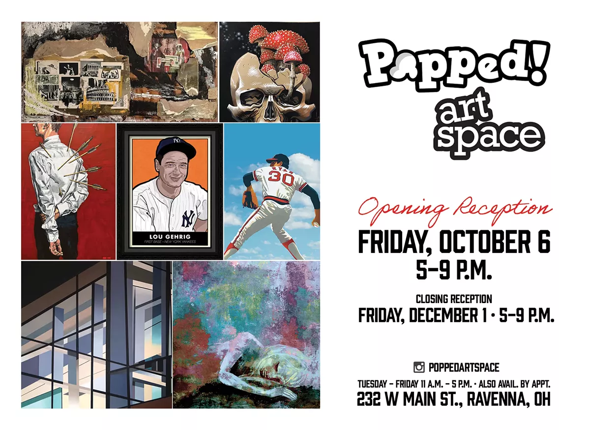 Popped! art space Opening Reception Advertisement