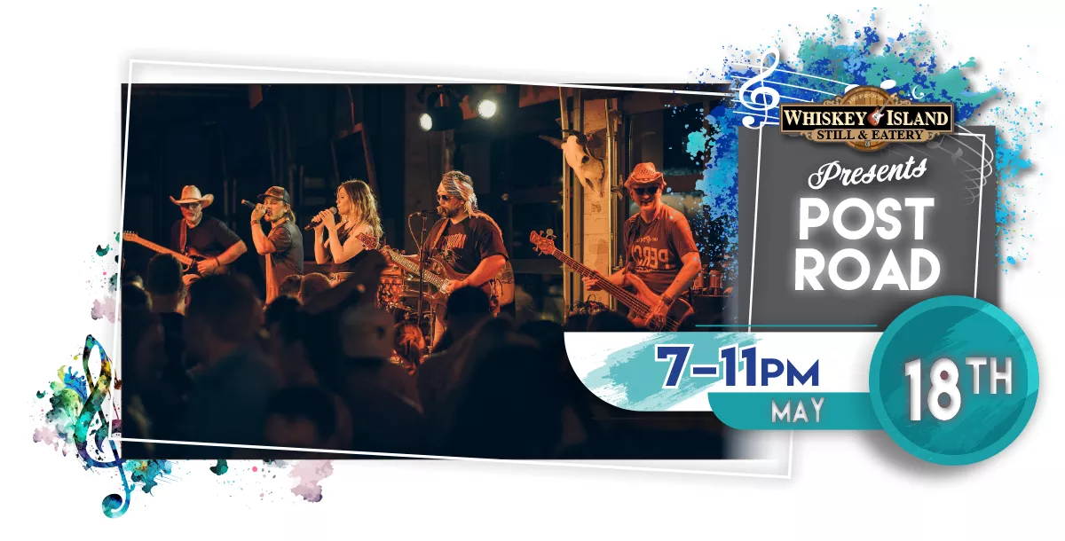 Post Road LIVE @ Whiskey Island May 18th!