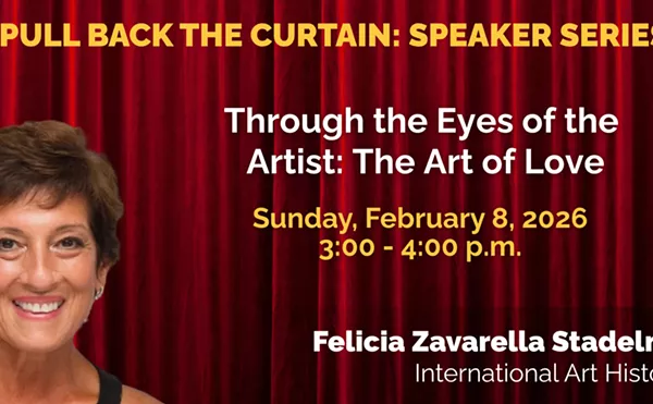 Image: "Pull Back the Curtain" Speaker Series: The Art of Love