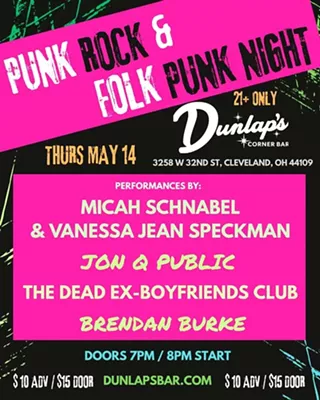 Punk Rock & Folk Punk Music at Dunlap's Corner Bar