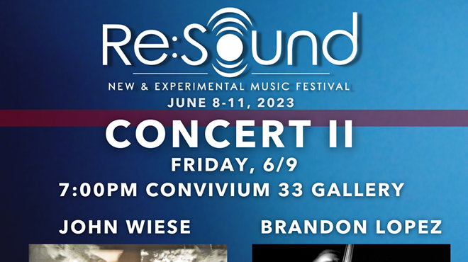 Image: RE:SOUND 2023 Concert II John Wiese // Brandon Lopez