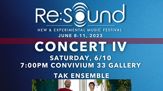 Image: RE:SOUND 2023 Concert IV TAK Ensemble with special guest, Brandon Lopez