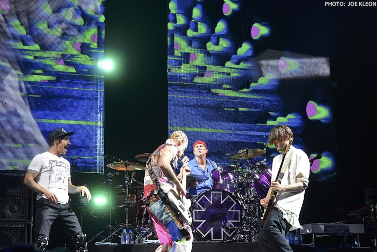 Red Hot Chili Peppers and Irontom Performing at the Q