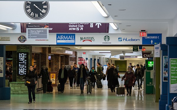 Hopkins Airport with travelers displaying all the joy of being there