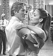 Richard Gere and J. Lo embrace in Shall We - Dance?