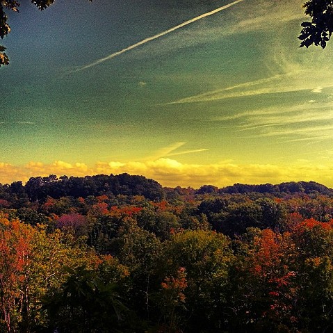 #rockyriver#overlook#hiking#abovethetrees#clevelandmetroparks#fallcolors#intheclouds#cleveland#ohio#midwest#clevelandgram#ohiogram - Photo Courtesy of Instagram User jenayfurr