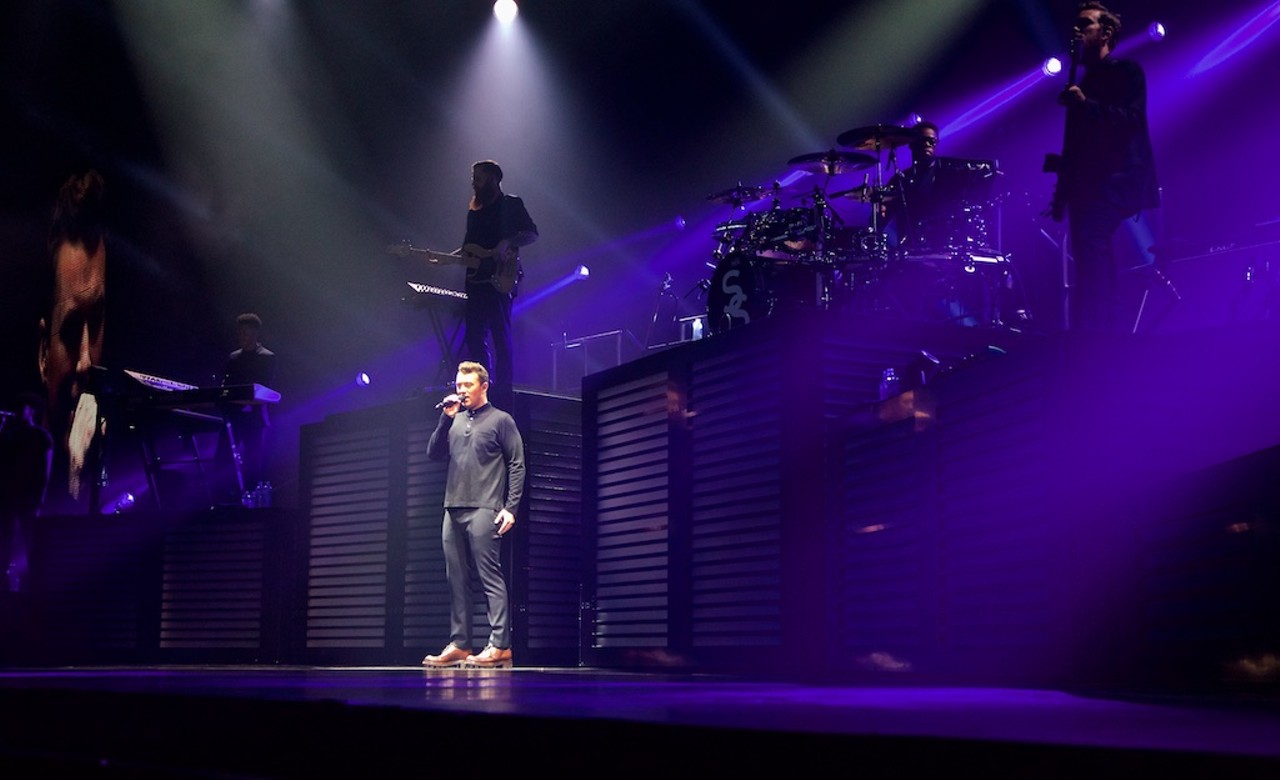 Sam Smith and Gavin James Performing at Wolstein Center