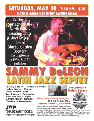 Image: Sammy DeLeon Latin Jazz Septet w/Opening Artist Moises Borges