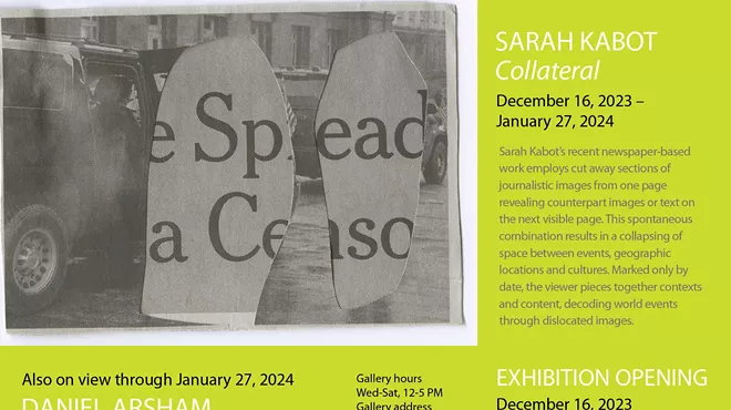 Image: Sarah Kabot's "Collateral"