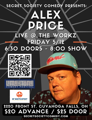 Image: Secret Society Comedy Presents: Alex Price