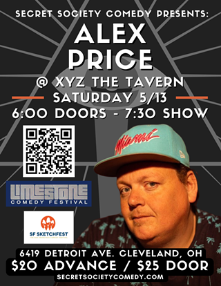 Image: Secret Society Comedy Presents: Alex Price
