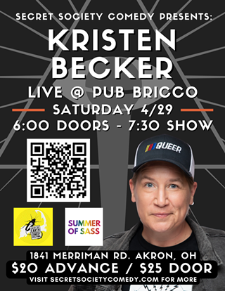 Image: Secret Society Comedy Presents: Kristen Becker