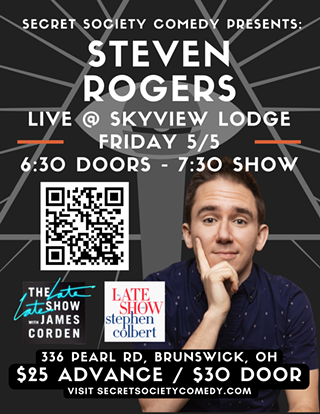 Image: Secret Society Comedy Presents: Steven Rogers