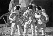 Self-portrait of a spaceman (Alan Bean, far right).