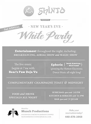 Image: SHINTO || 2nd Annual New Years Eve White Party || 2013