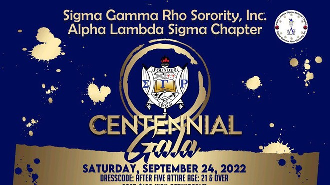 Sigma Gamma Rho Sorority Centennial Gala