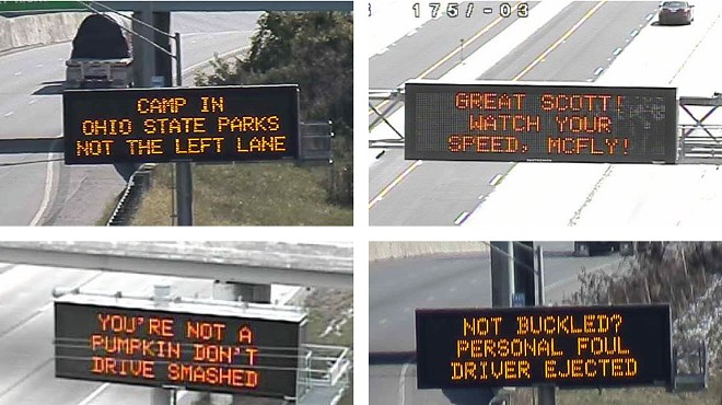 A sampling of recent highway safety signs