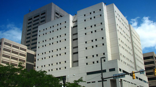 The Cuyahoga County Jail.