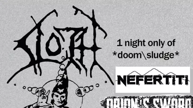 Image: Sloth W/ Nefertiti/ Orion's Sword/ Storms Within