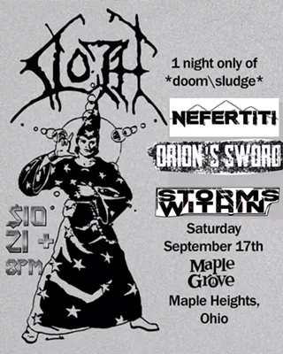 Image: Sloth W/ Nefertiti/ Orion's Sword/ Storms Within