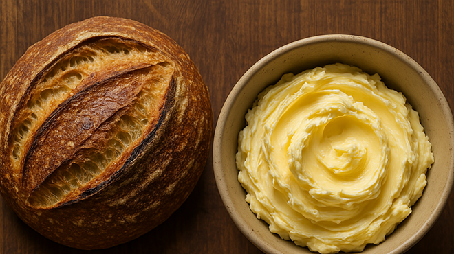 Image: Sourdough Bread and Butter Making Workshop at Cafe Honeycomb!