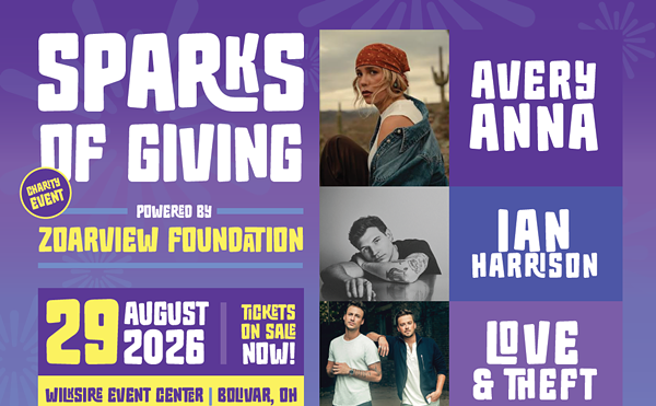 Image: Sparks of Giving 2026: Avery Anna, Ian Harrison, Love & Theft + Fireworks
