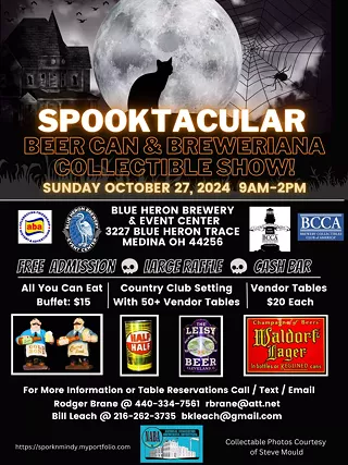 Spooktacular Beer Show Flyer